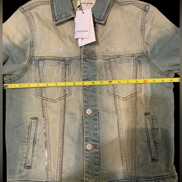 LIFTED ANCHORS CHAIN Y2K Style JEAN JACKET SIZE Small — Read Description - Picture 8 of 8